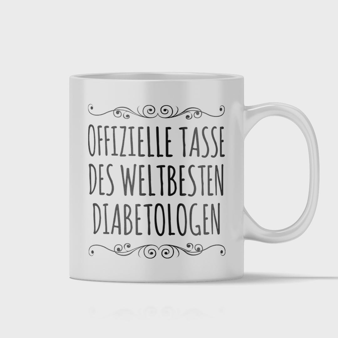 Diabetologe Tasse - Weltbester Diabetologe (Diabetologie, Diabetologin, Geschenk)