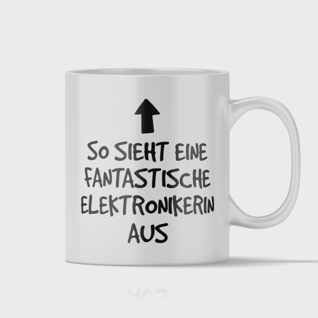 Elektroniker Tasse - Fantastische Elektronikerin (Geschenk)