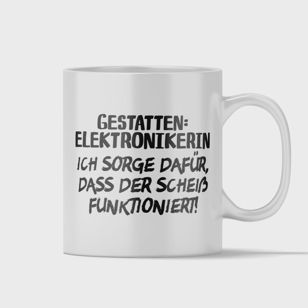 Elektroniker Tasse - Gestatten: Elektronikerin (Geschenk)
