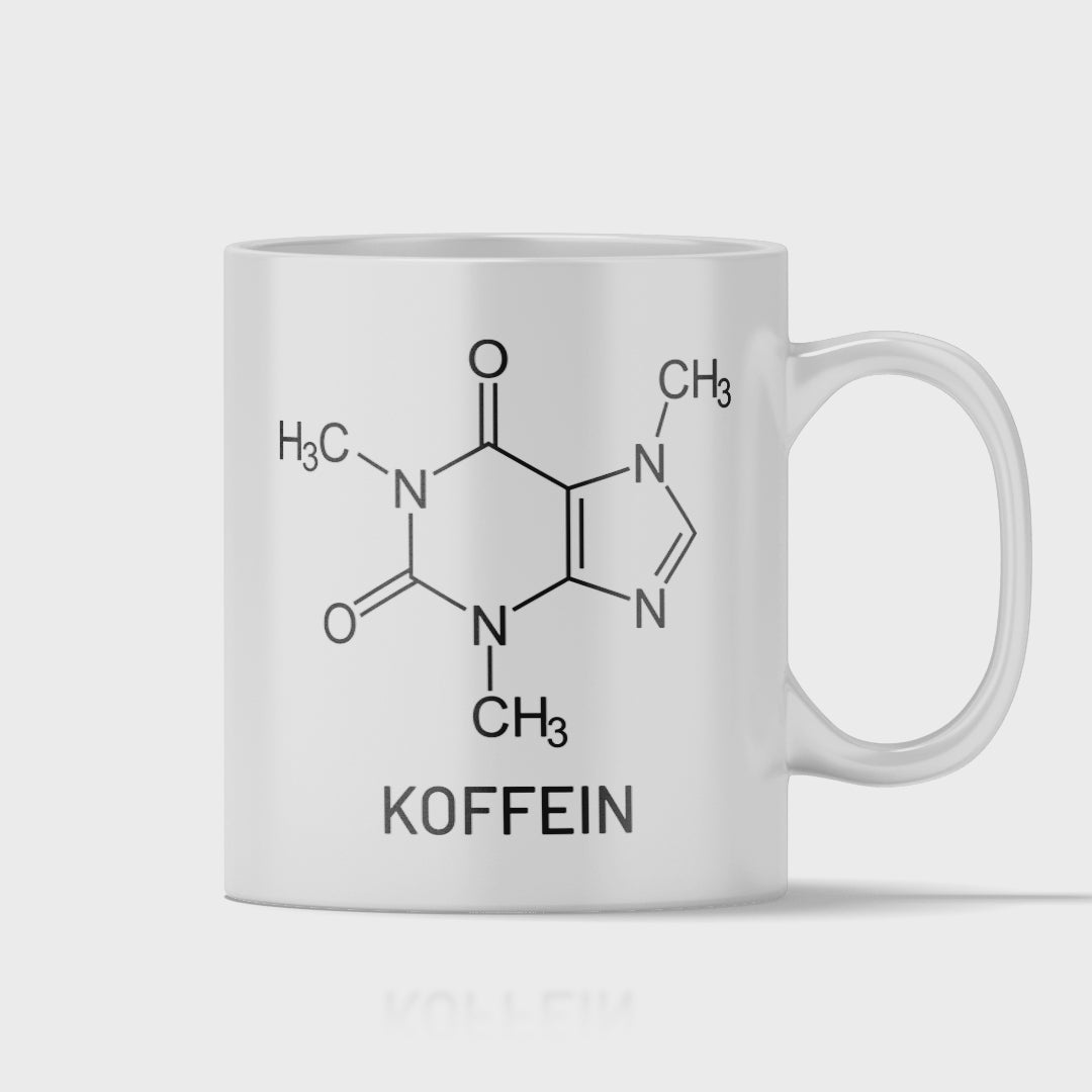 Chemie Tasse - Koffein-Strukturformel (Chemiker, Chemielaborant, Geschenk)