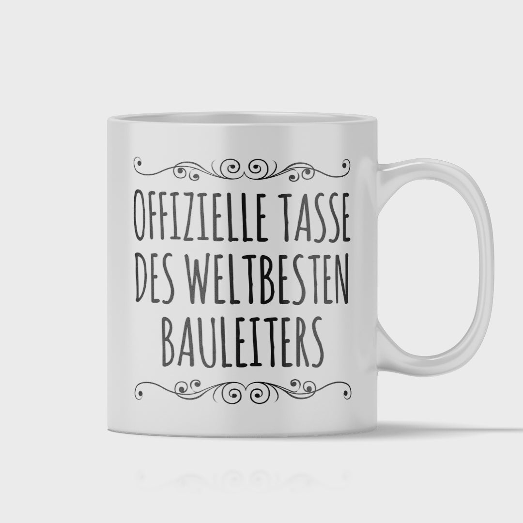 Bauleiter Tasse - Weltbester Bauleiter (Bauleiterin, Bauleitung, Geschenk)