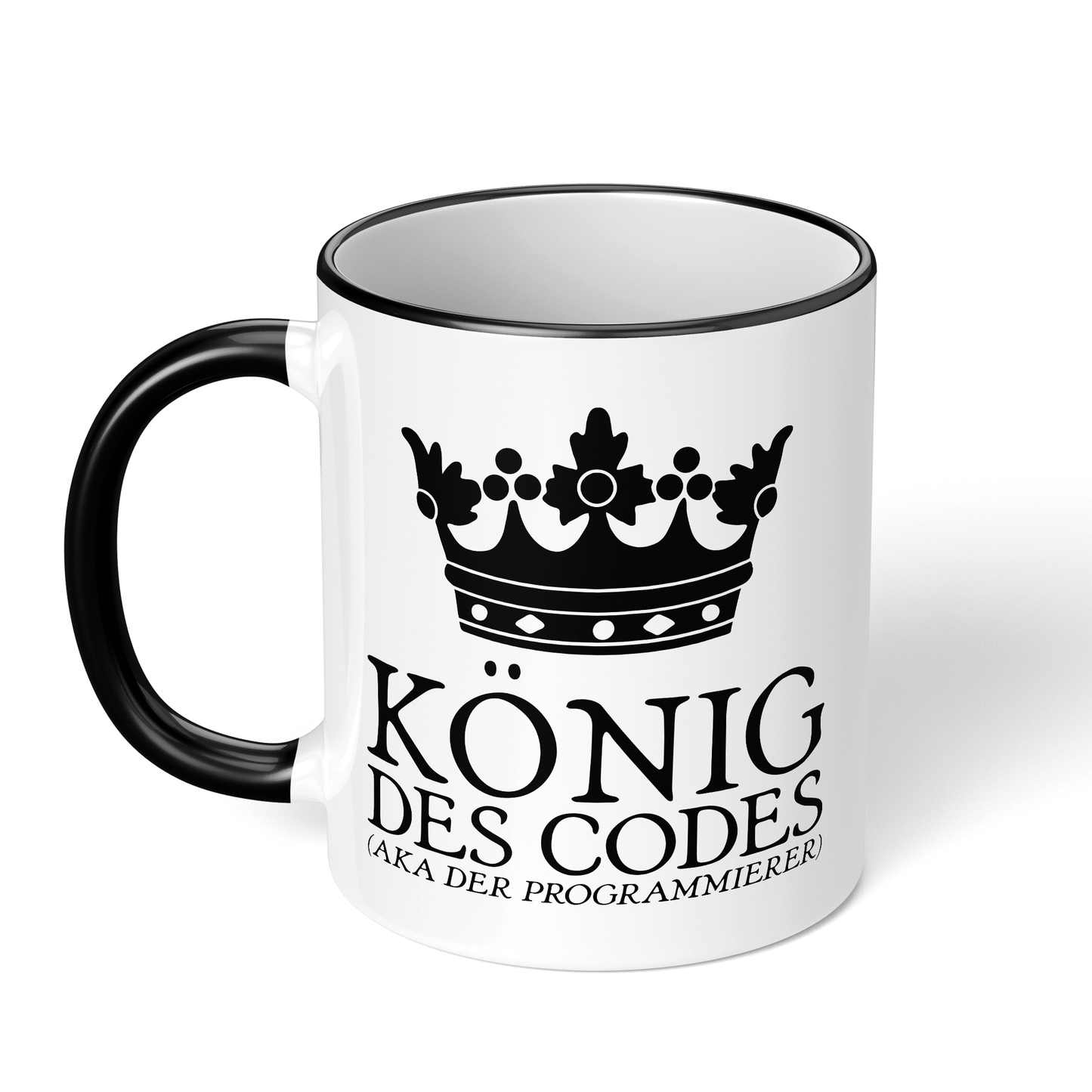 CupHaven® Programmierer Tasse - König des Codes (aka der Programmierer) - Geschenk für Programmierer und Programmiererinnen