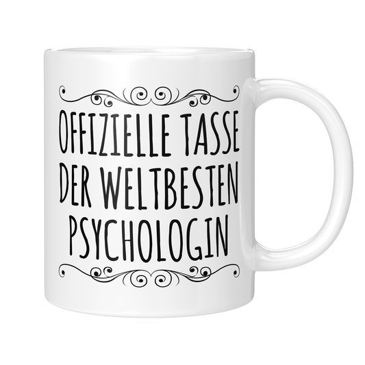 CupHaven® Psychologie Tasse - Weltbeste Psychologin - Geschenk für Psychologen und Psychologinnen