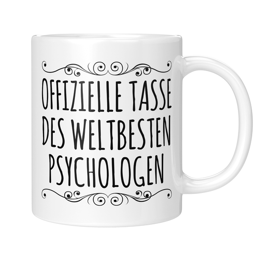 CupHaven® Psychologie Tasse - Weltbester Psychologe - Geschenk für Psychologen und Psychologinnen