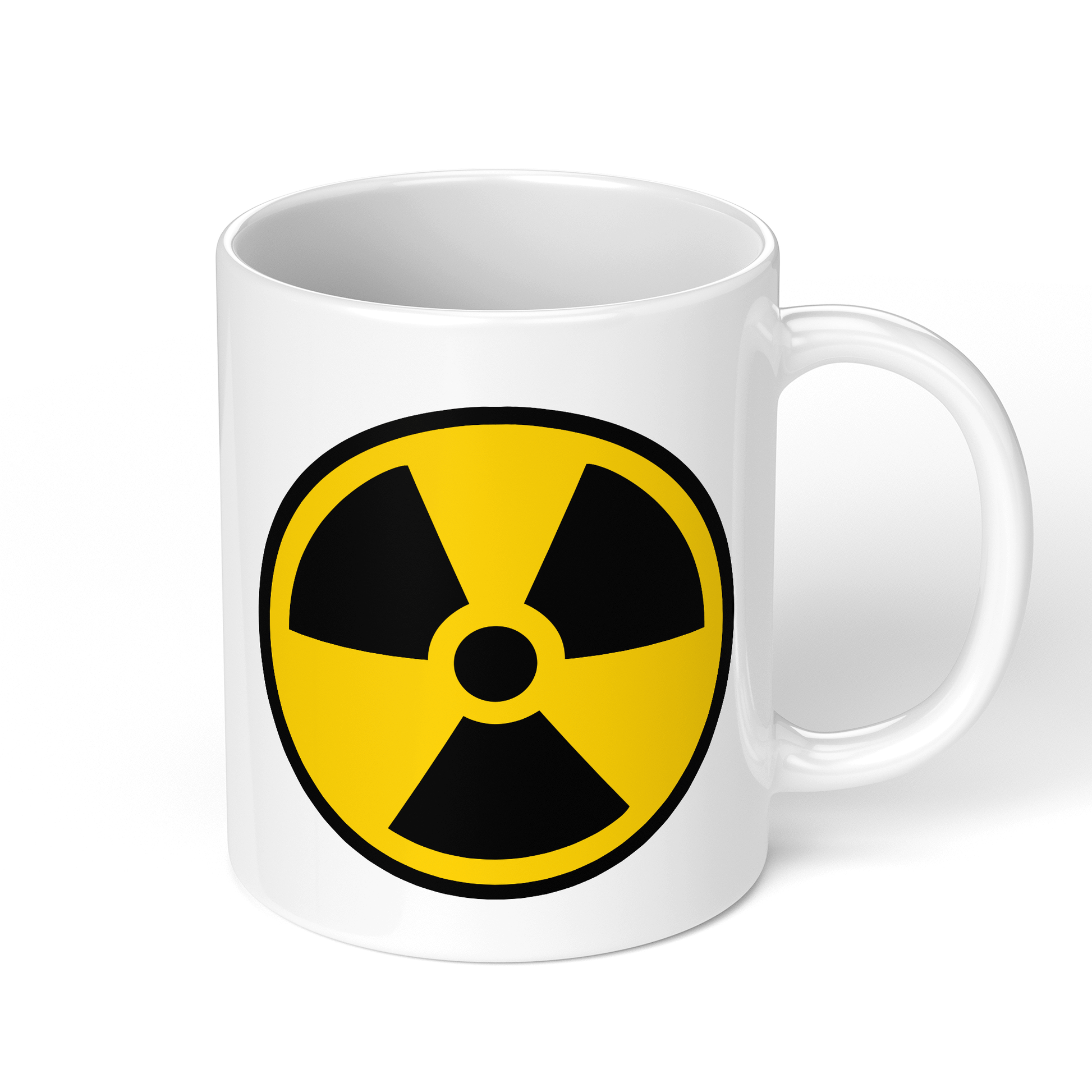 CupHaven® Radioaktiv Tasse - Strahlungssymbol / Radioaktivität - Geschenk für Wissenschaftler, Nerds und Geeks