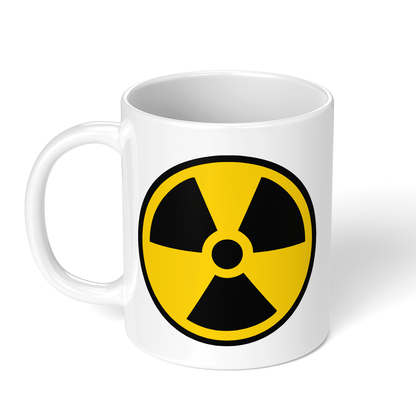 CupHaven® Radioaktiv Tasse - Strahlungssymbol / Radioaktivität - Geschenk für Wissenschaftler, Nerds und Geeks