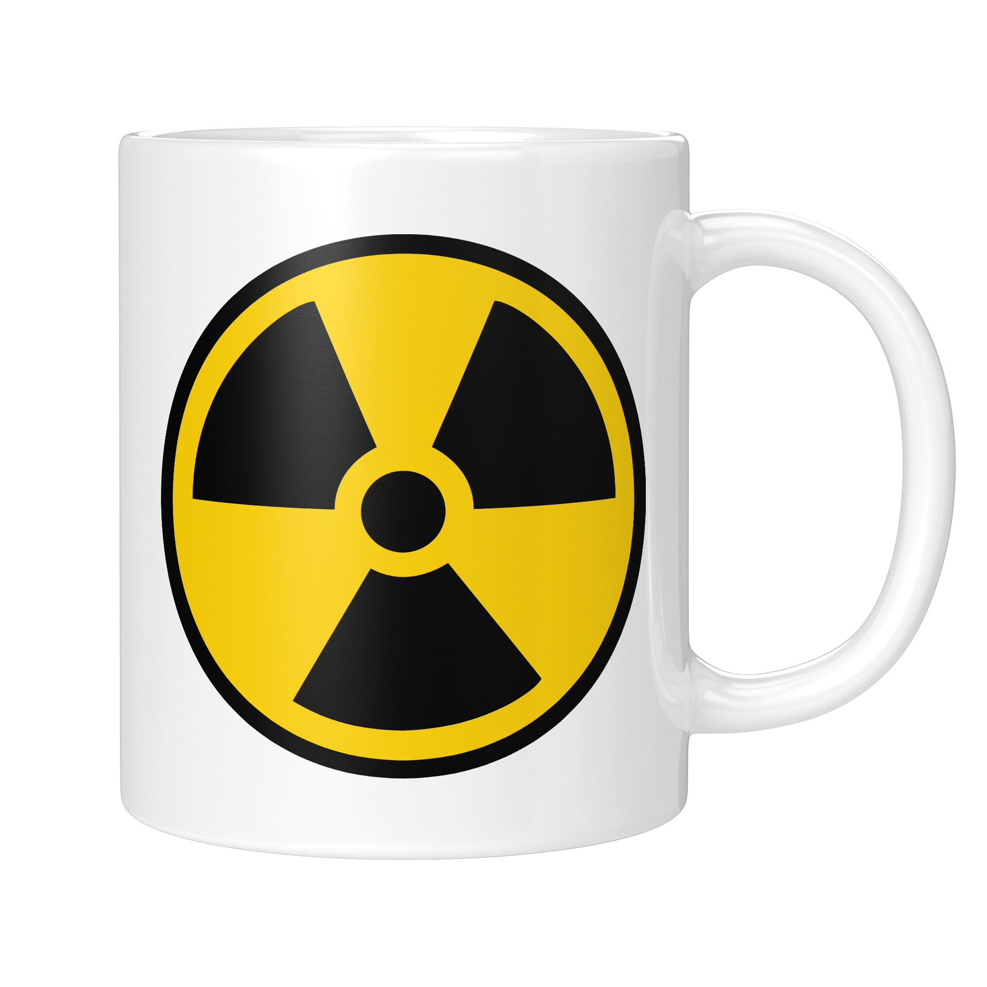 CupHaven® Radioaktiv Tasse - Strahlungssymbol / Radioaktivität - Geschenk für Wissenschaftler, Nerds und Geeks