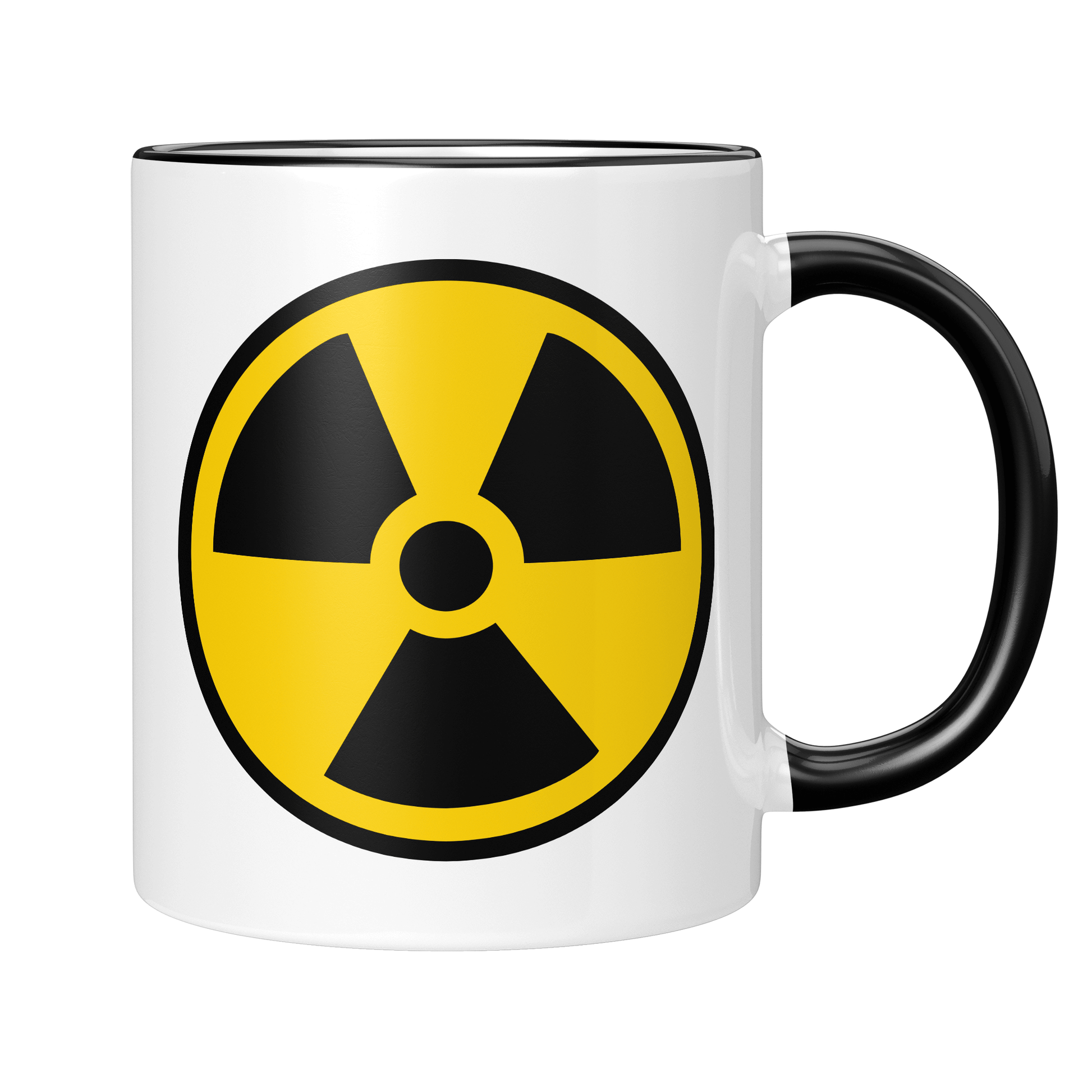 CupHaven® Radioaktiv Tasse - Strahlungssymbol / Radioaktivität - Geschenk für Wissenschaftler, Nerds und Geeks