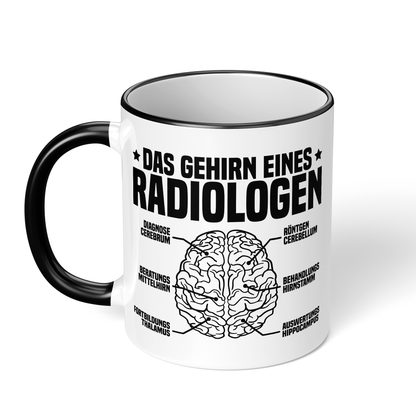 CupHaven® Radiologie Tasse - Das Gehirn eines Radiologen - Geschenk für Radiologen und Radiologinnen