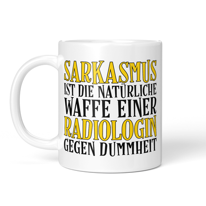 CupHaven® Radiologie Tasse - Sarkasmus einer Radiologin - Geschenk für Radiologen und Radiologinnen