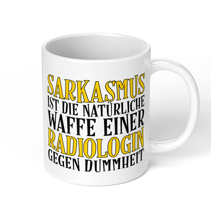 CupHaven® Radiologie Tasse - Sarkasmus einer Radiologin - Geschenk für Radiologen und Radiologinnen