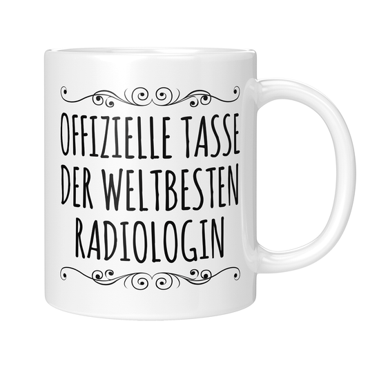 Radiologie Tasse - Weltbeste Radiologin (Radiologe, Geschenk)