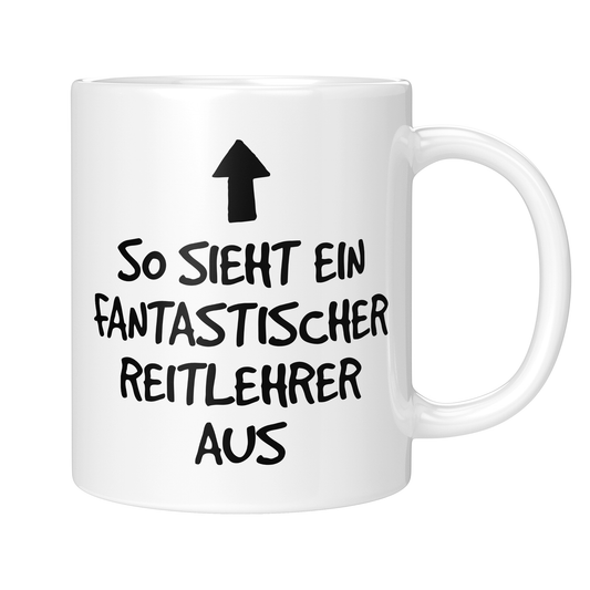 CupHaven® Reitlehrer Tasse - Fantastischer Reitlehrer - Geschenk für Reitlehrer und Reitlehrerinnen