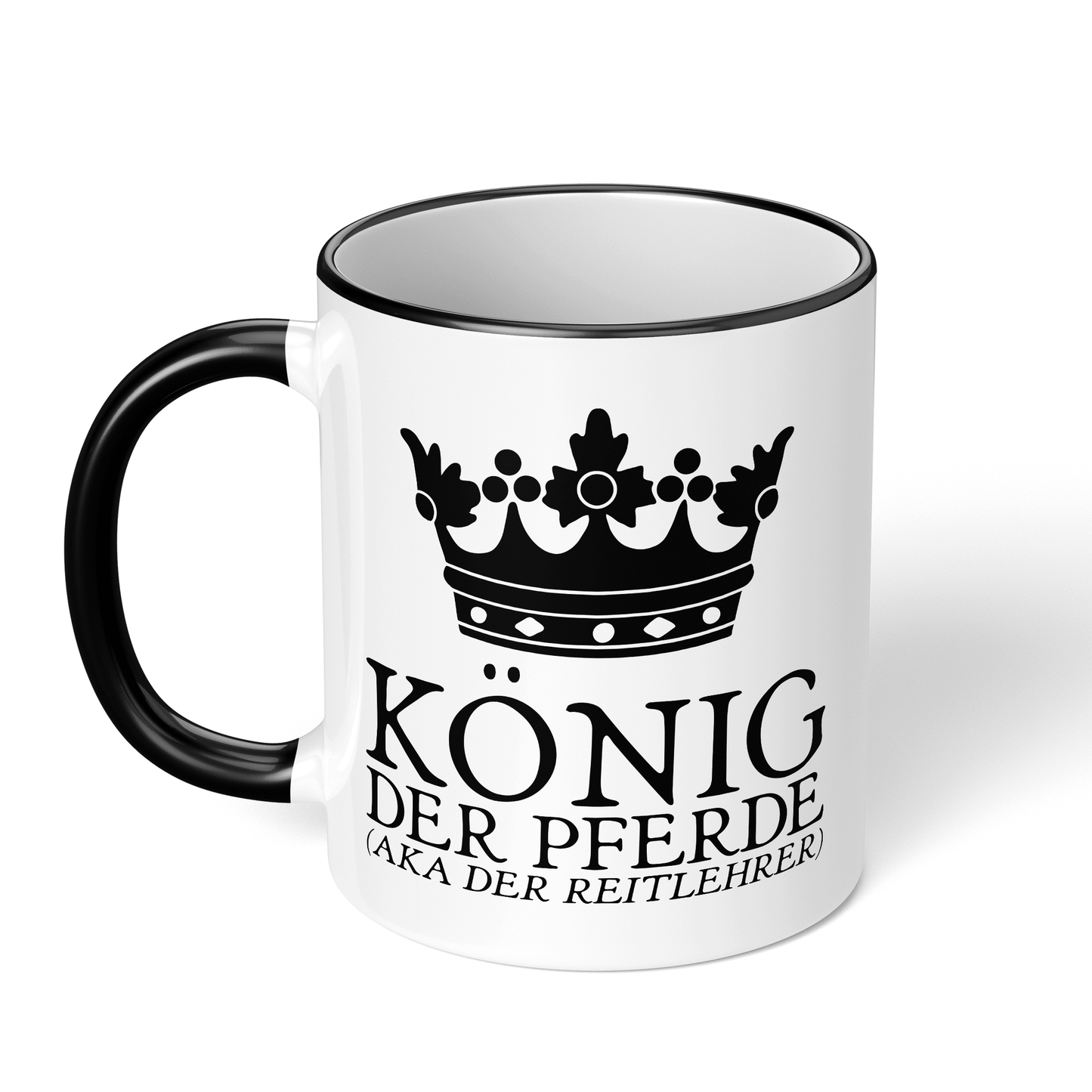 CupHaven® Reitlehrer Tasse - König der Pferde (aka der Reitlehrer) - Geschenk für Reitlehrer und Reitlehrerinnen