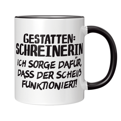 Schreiner Tasse Gestatten: Schreinerin