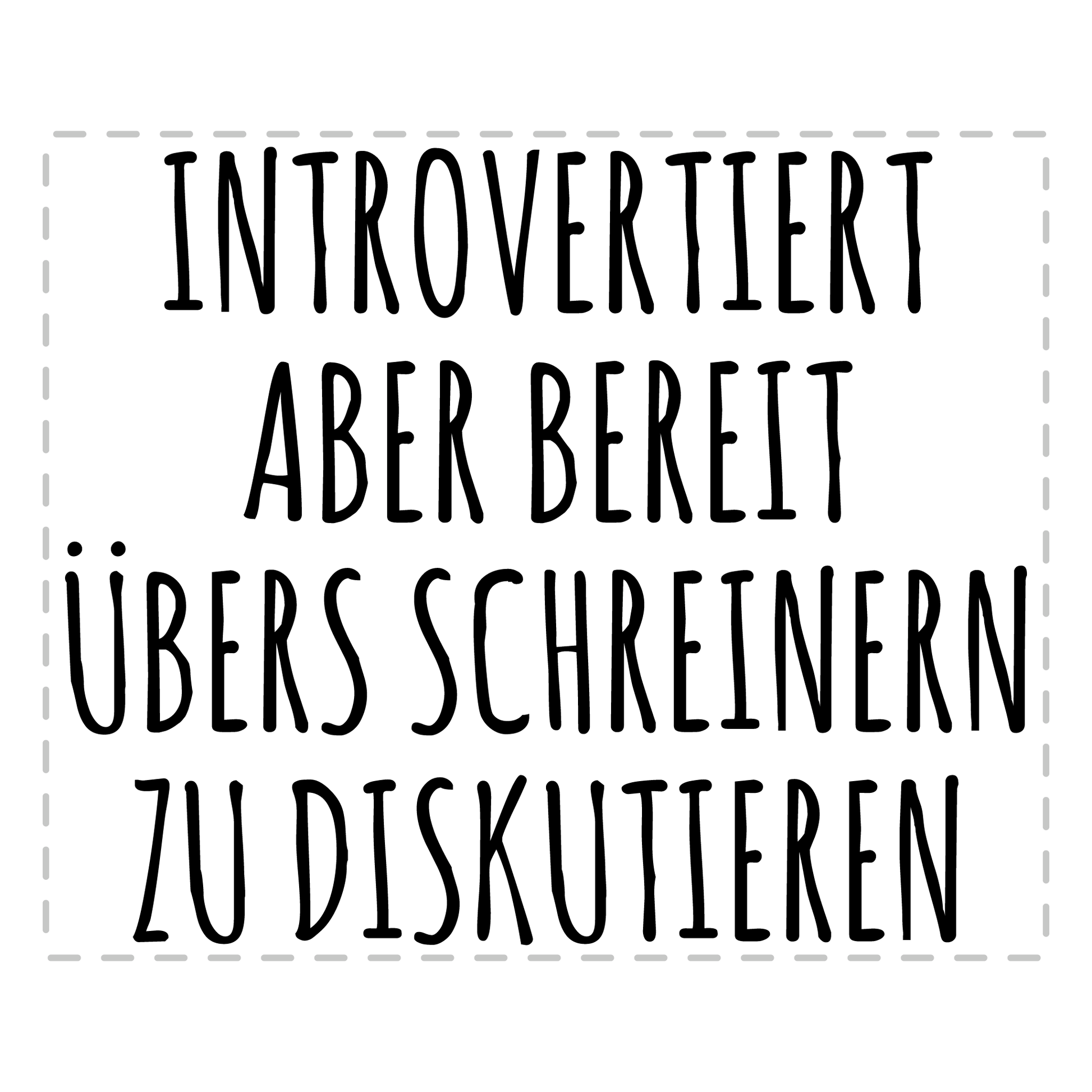 Schreiner Tasse Introvertierter Schreiner