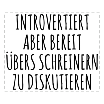 Schreiner Tasse Introvertierter Schreiner