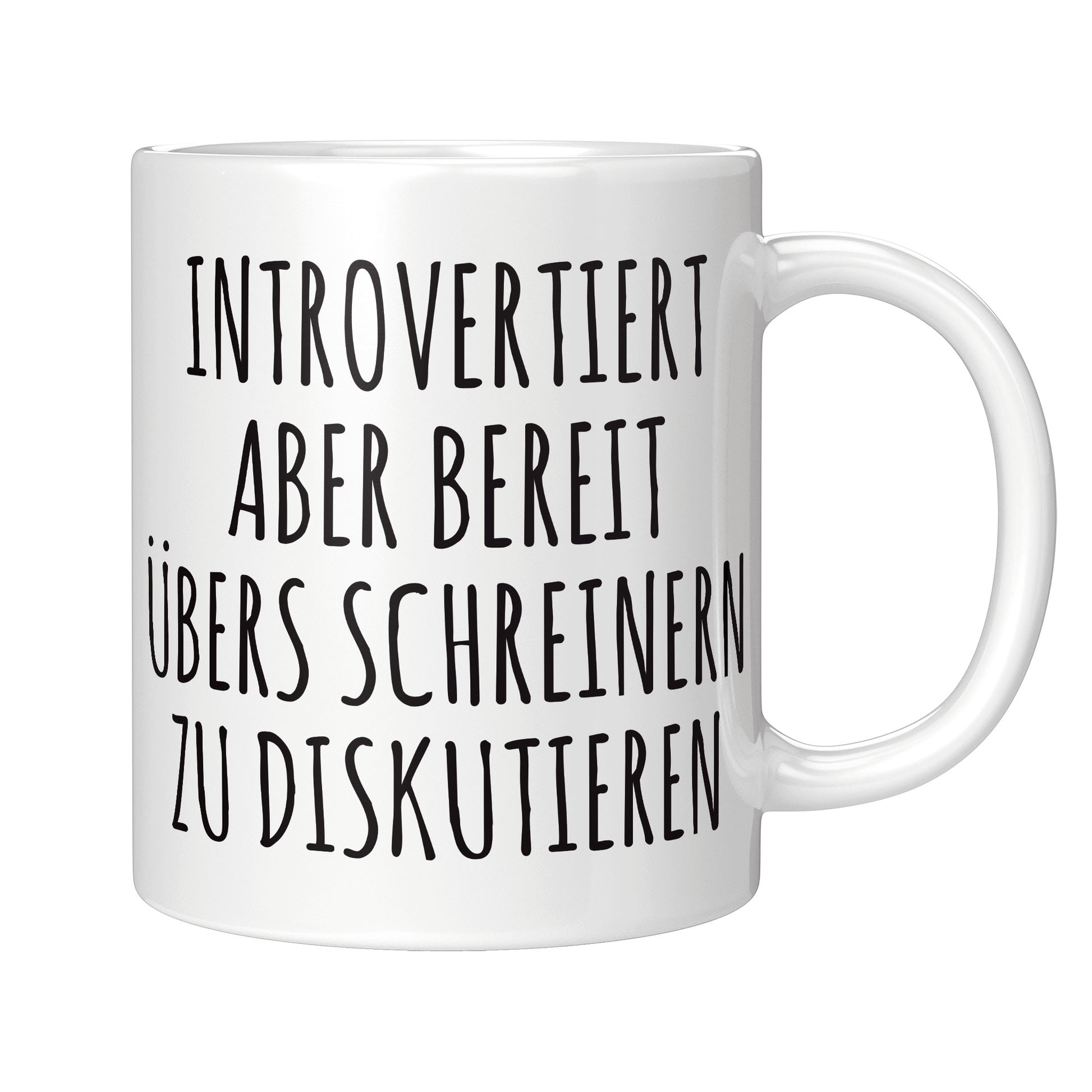 Schreiner Tasse Introvertierter Schreiner