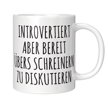 Schreiner Tasse Introvertierter Schreiner