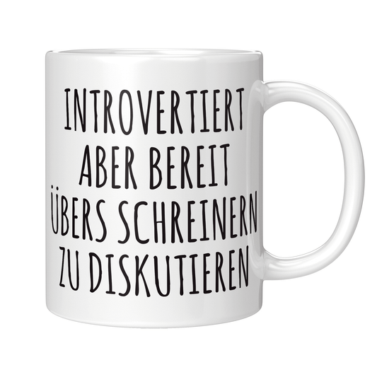 Schreiner Tasse Introvertierter Schreiner