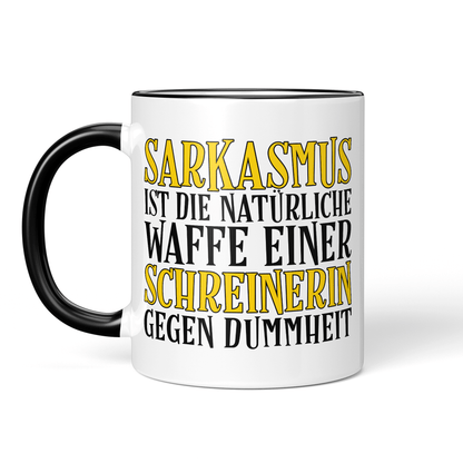 CupHaven® Schreiner Tasse - Sarkasmus einer Schreinerin - Geschenk für Schreiner und Schreinerinnen