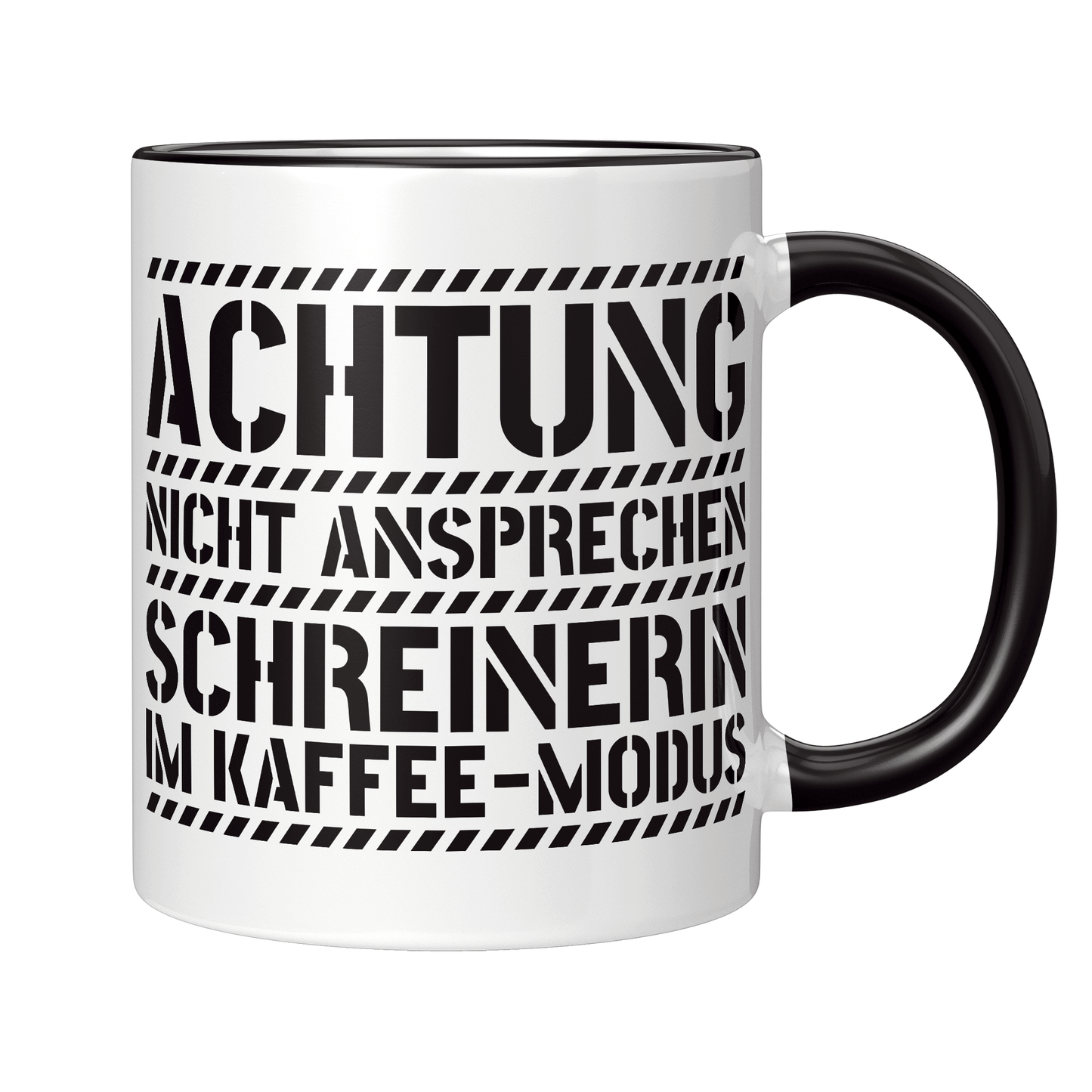 Schreiner Tasse - Schreinerin im Kaffee-Modus (Schreinerei, Geschenk)