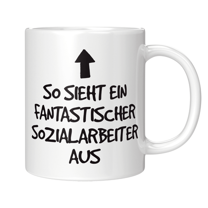 Sozialarbeiter Tasse - Fantastischer Sozialarbeiter (Soziale Arbeit, Sozialarbeiterin, Geschenk)