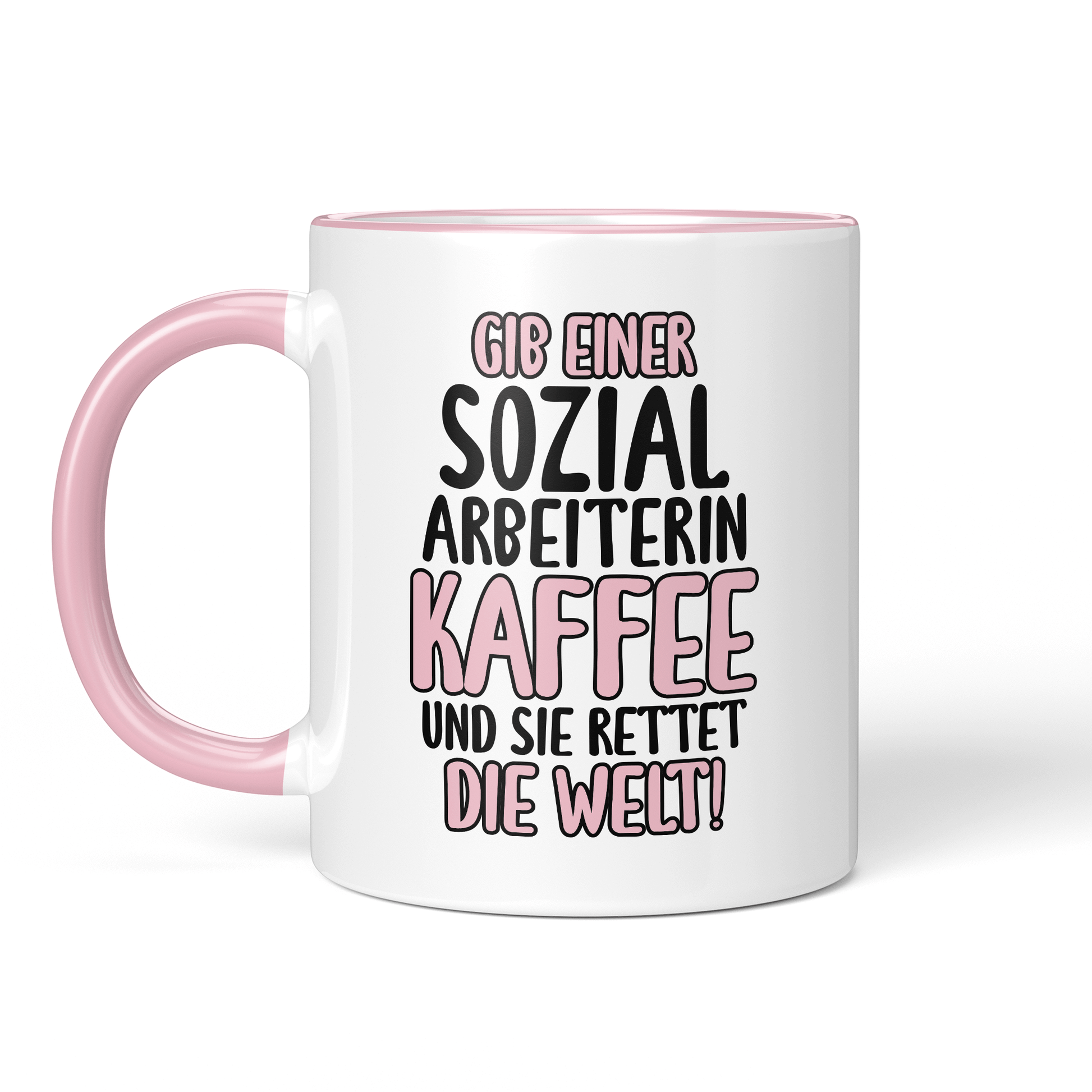 CupHaven® Sozialarbeiter Tasse - Gib einer Sozialarbeiterin Kaffee - Geschenk für Sozialarbeiter und Sozialarbeiterinnen