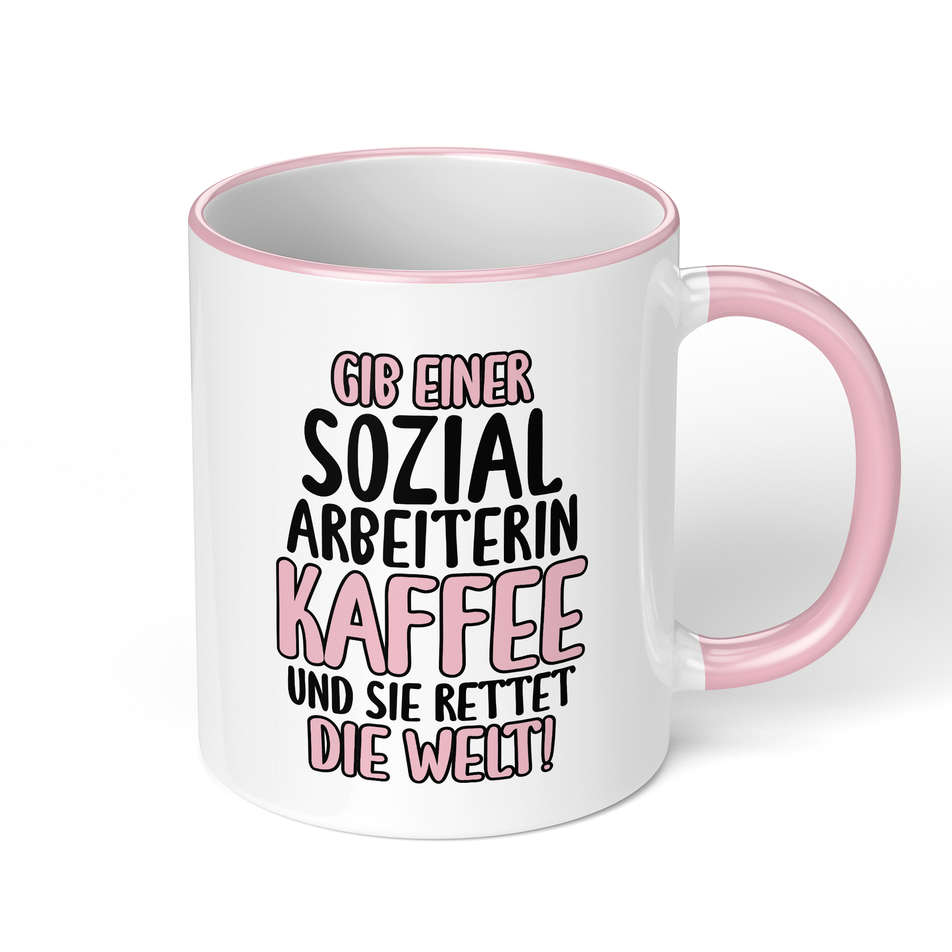 CupHaven® Sozialarbeiter Tasse - Gib einer Sozialarbeiterin Kaffee - Geschenk für Sozialarbeiter und Sozialarbeiterinnen