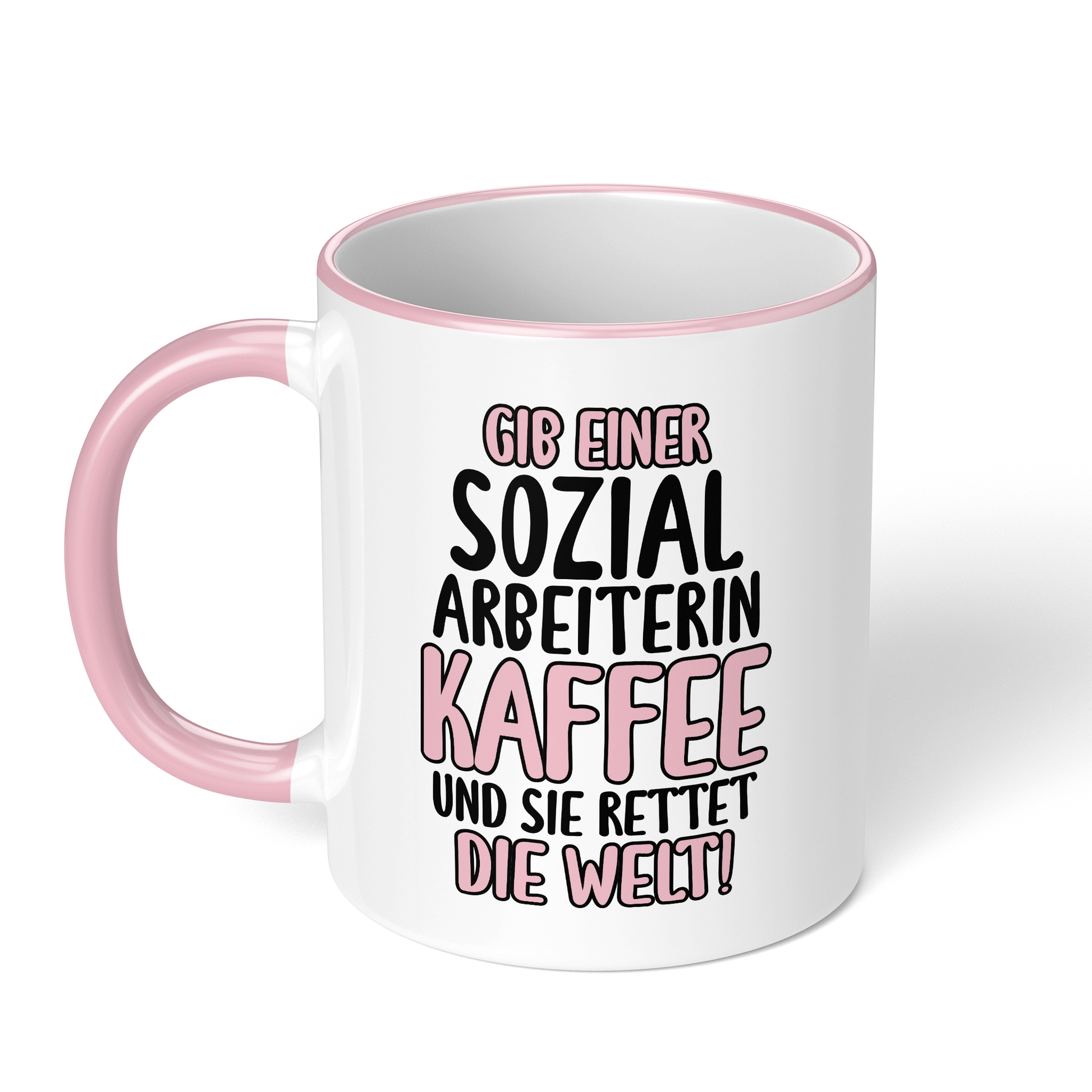 CupHaven® Sozialarbeiter Tasse - Gib einer Sozialarbeiterin Kaffee - Geschenk für Sozialarbeiter und Sozialarbeiterinnen