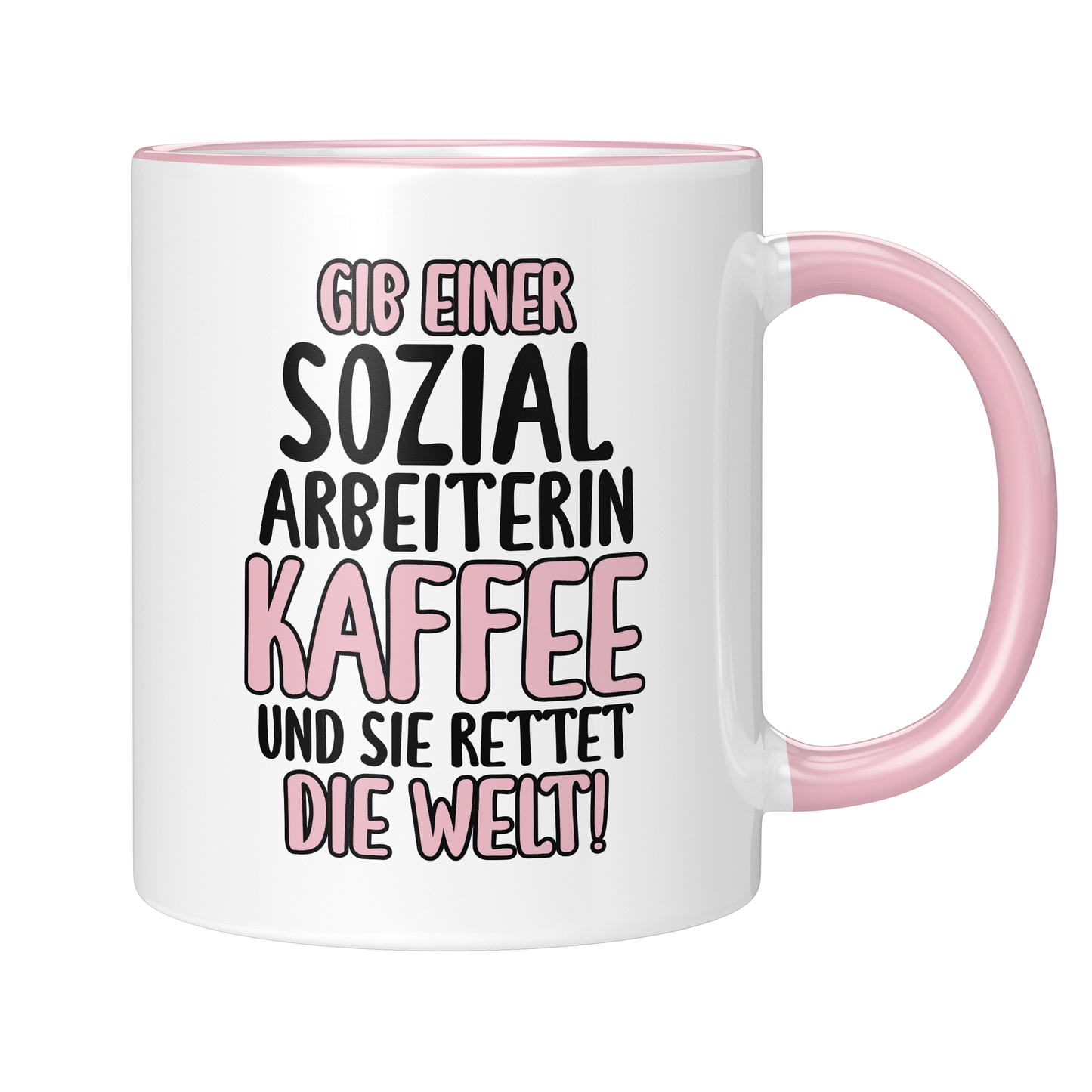 CupHaven® Sozialarbeiter Tasse - Gib einer Sozialarbeiterin Kaffee - Geschenk für Sozialarbeiter und Sozialarbeiterinnen