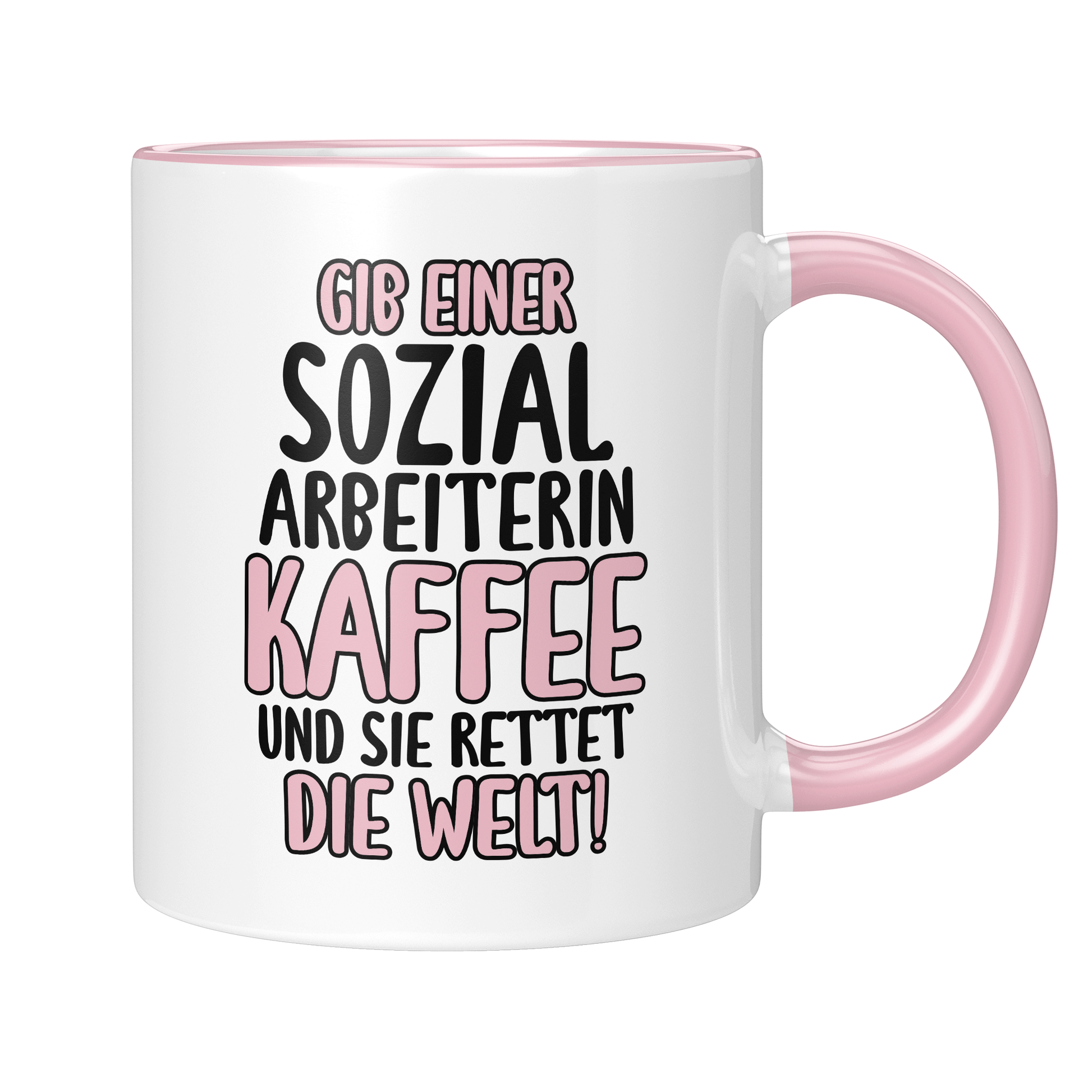 CupHaven® Sozialarbeiter Tasse - Gib einer Sozialarbeiterin Kaffee - Geschenk für Sozialarbeiter und Sozialarbeiterinnen