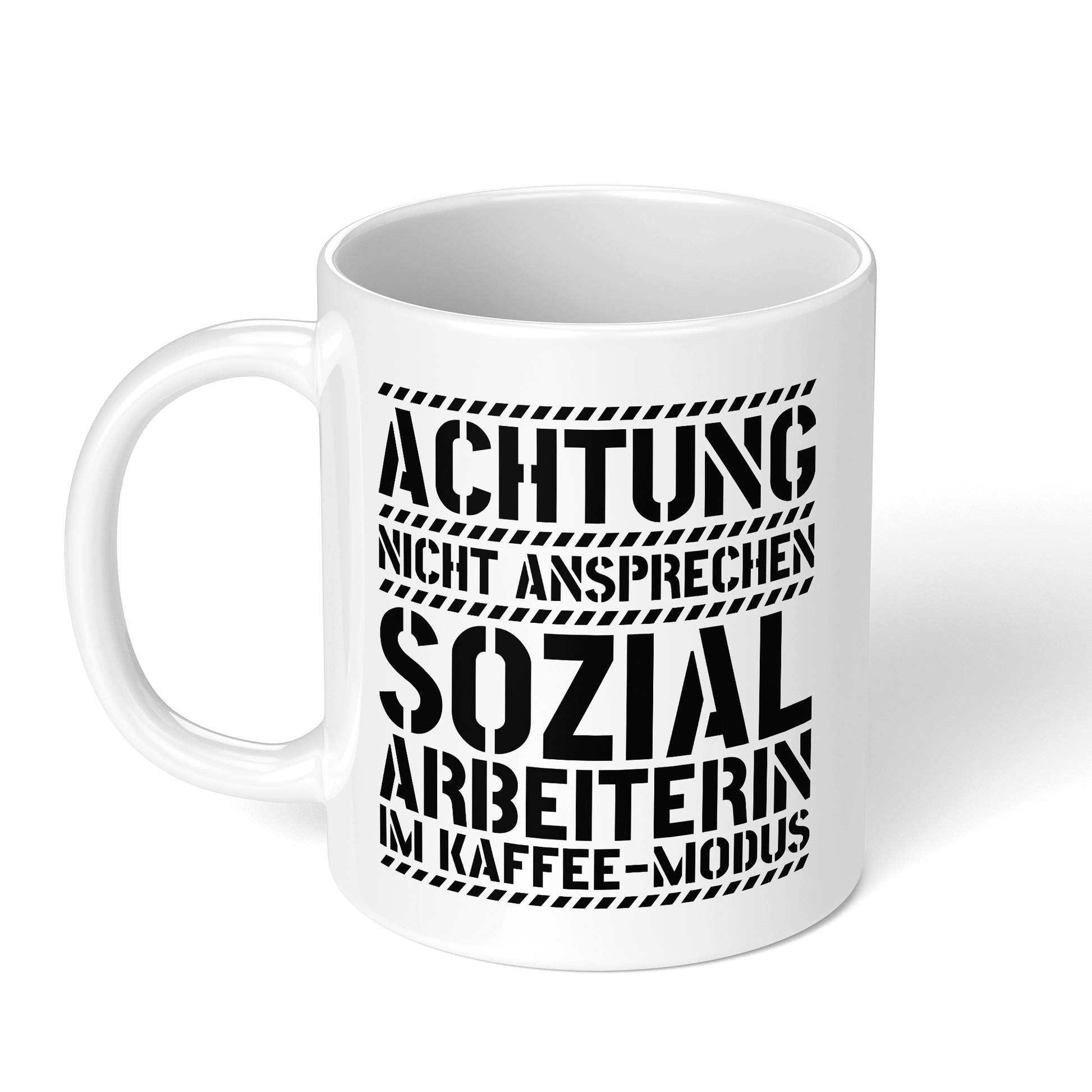CupHaven® Sozialarbeiter Tasse - Sozialarbeiterin im Kaffee-Modus - Geschenk für Sozialarbeiter und Sozialarbeiterinnen