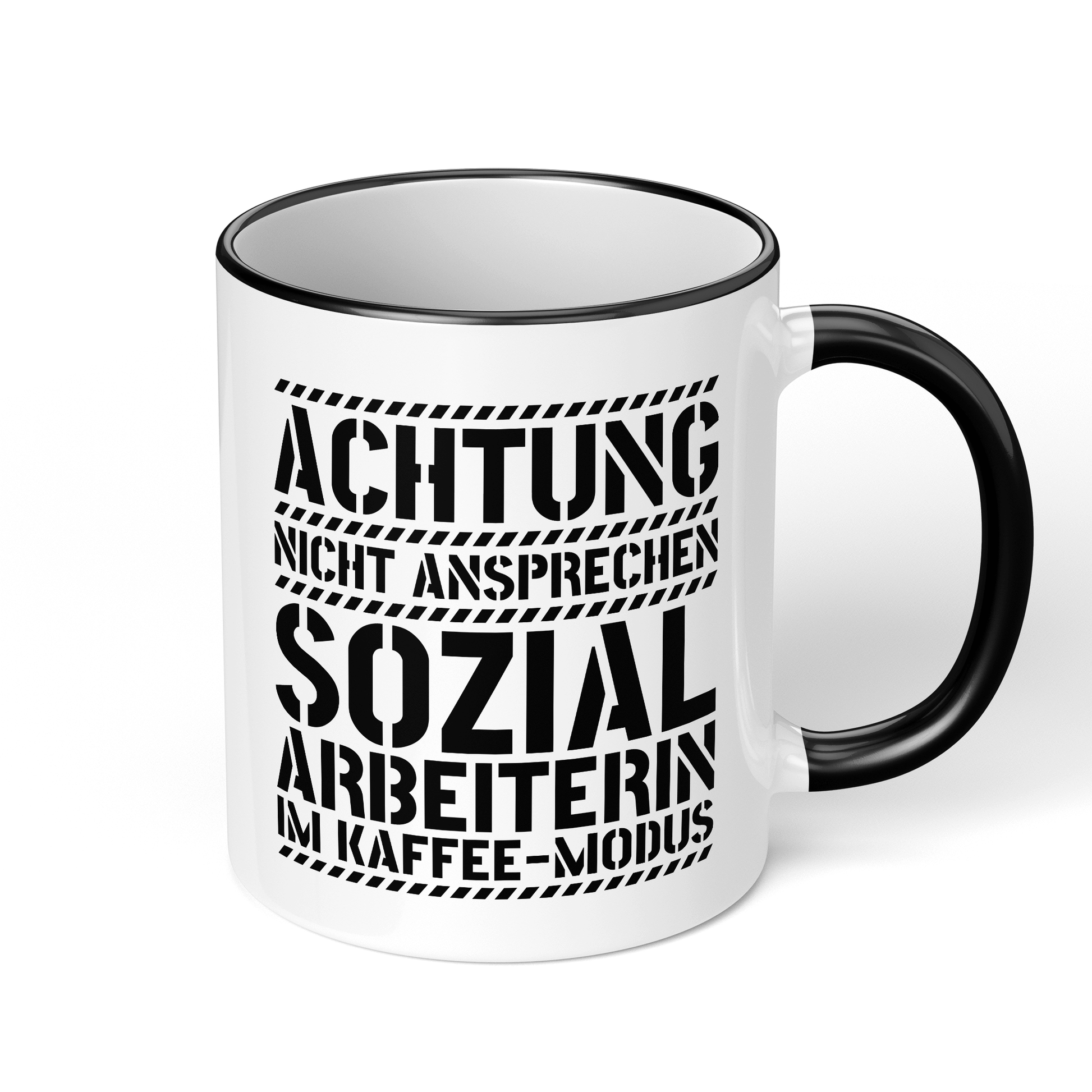 CupHaven® Sozialarbeiter Tasse - Sozialarbeiterin im Kaffee-Modus - Geschenk für Sozialarbeiter und Sozialarbeiterinnen