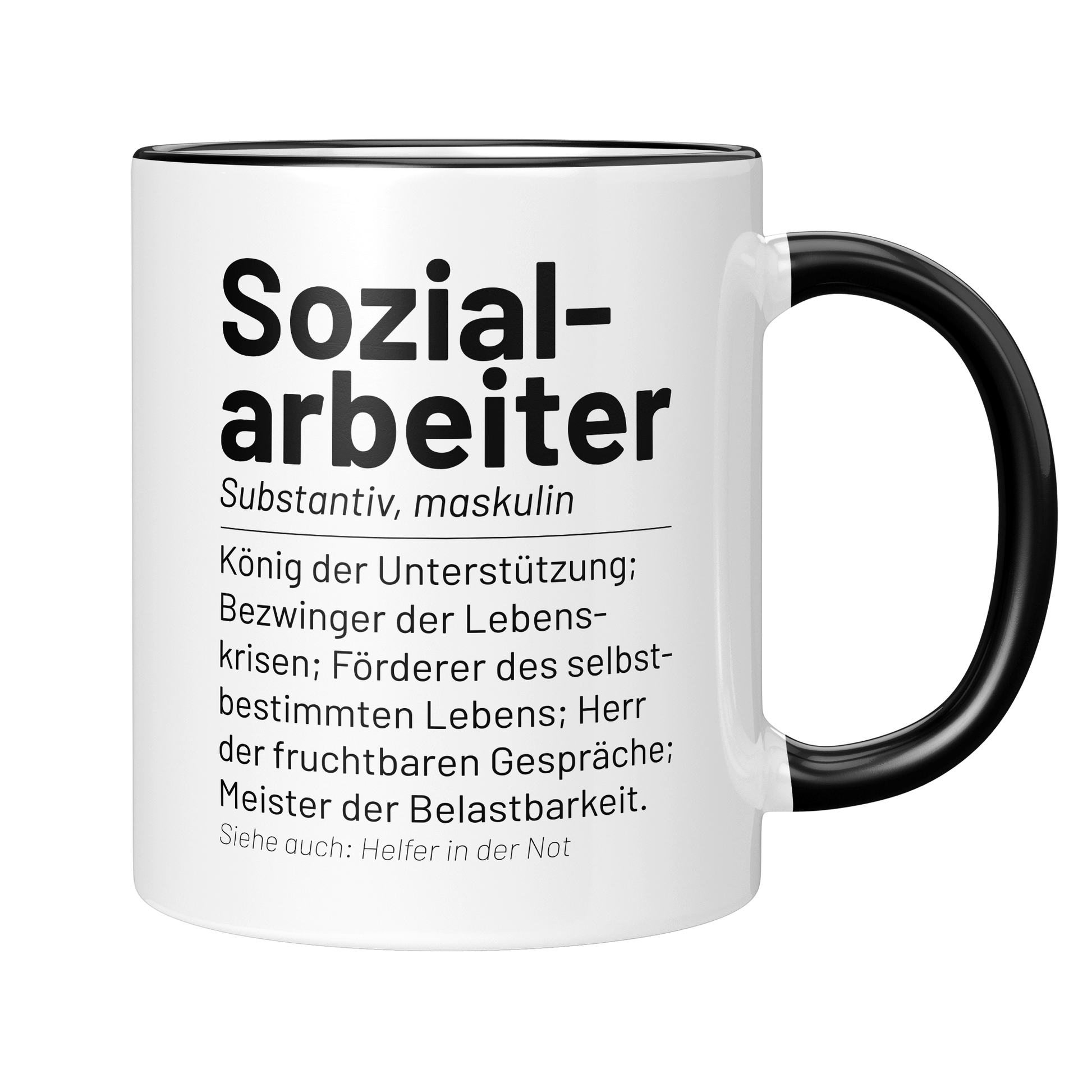CupHaven® Sozialarbeiter Tasse - Wörterbuch "Sozialarbeiter" - Geschenk für Sozialarbeiter und Sozialarbeiterinnen