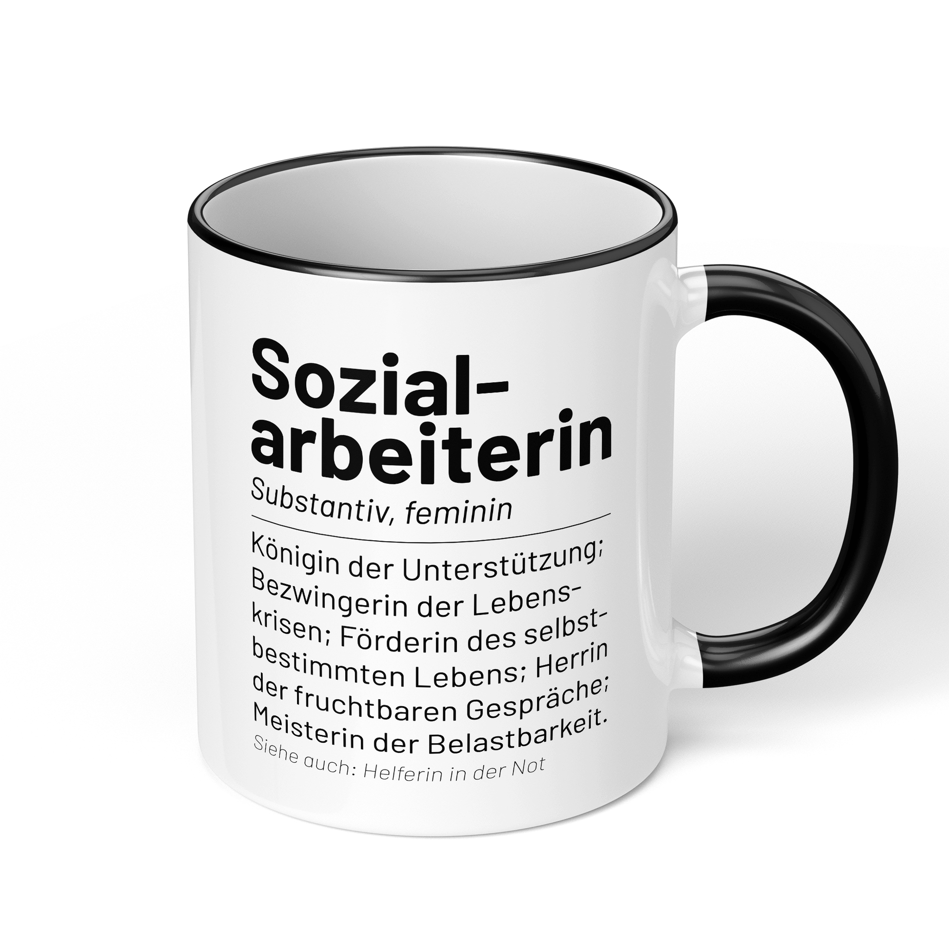 CupHaven® Sozialarbeiter Tasse - Wörterbuch "Sozialarbeiterin" - Geschenk für Sozialarbeiter und Sozialarbeiterinnen