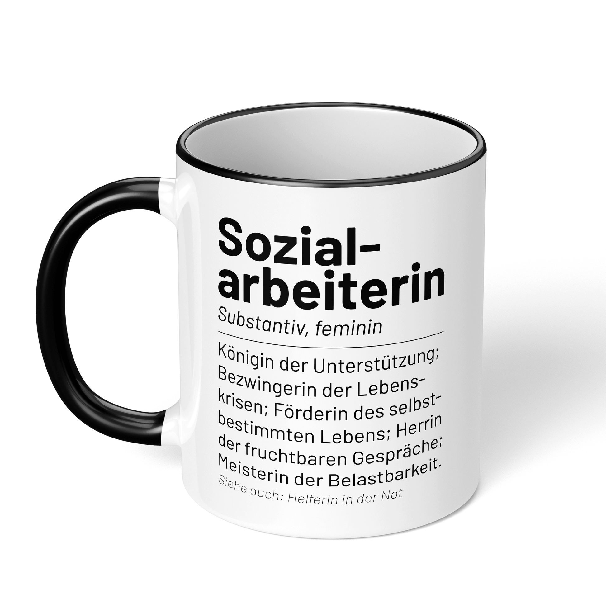 CupHaven® Sozialarbeiter Tasse - Wörterbuch "Sozialarbeiterin" - Geschenk für Sozialarbeiter und Sozialarbeiterinnen