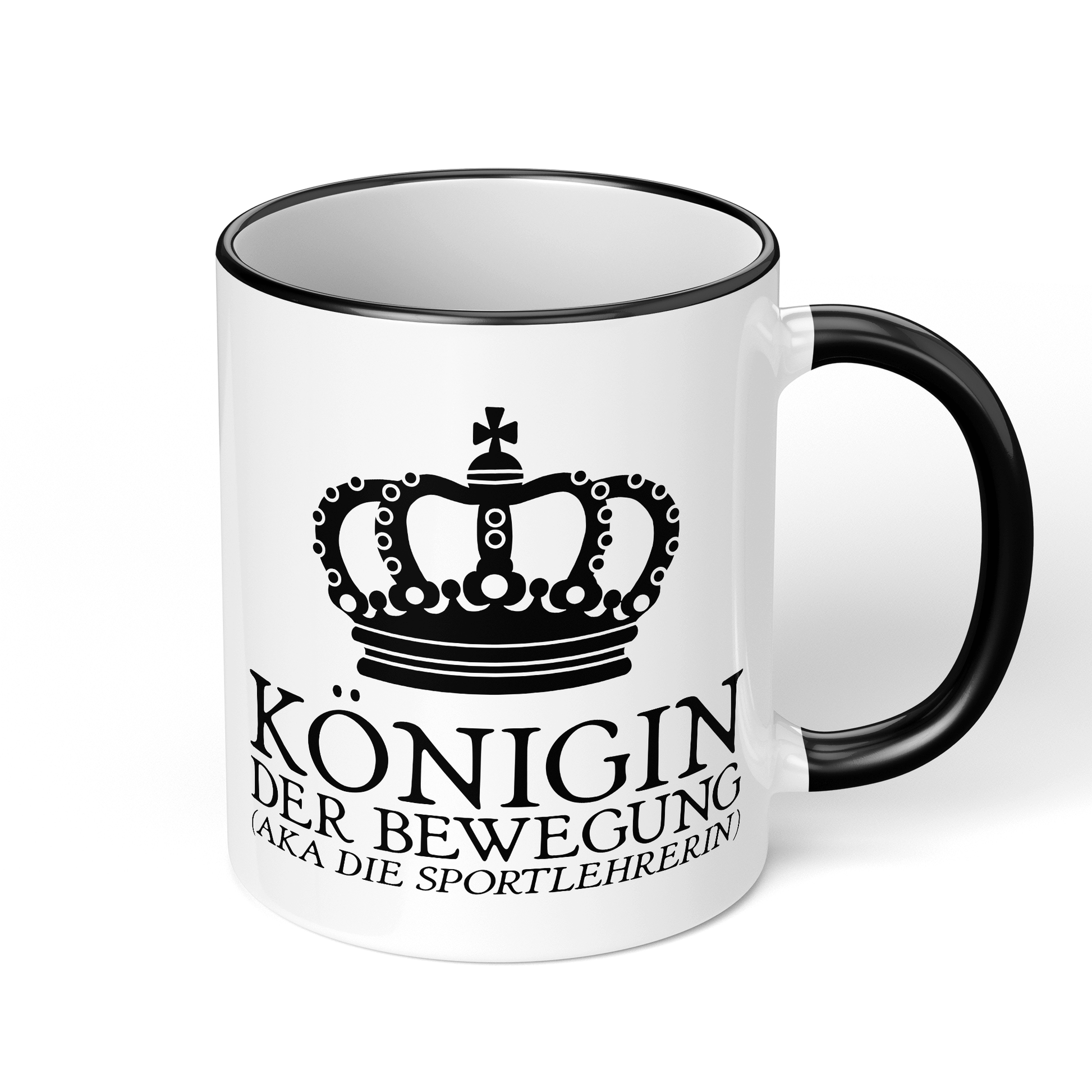CupHaven® Sportlehrer Tasse - Königin der Bewegung (aka die Sportlehrerin) - Geschenk für Sportlehrer und Sportlehrerinnen