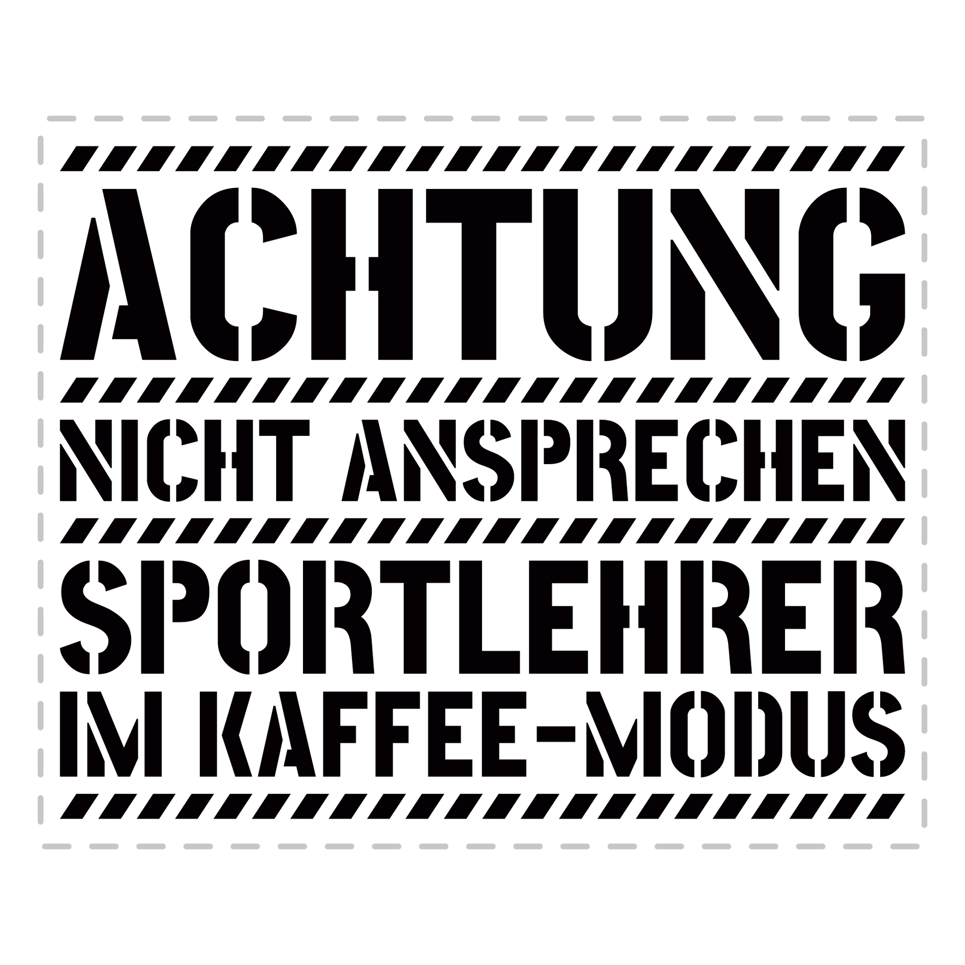 Sportlehrer Tasse - Sportlehrer im Kaffee-Modus (Sport, Lehrer, Geschenk)