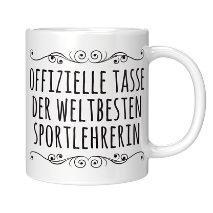 Sportlehrer Tasse - Weltbeste Sportlehrerin (Sport, Lehrer, Geschenk)