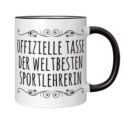 Sportlehrer Tasse - Weltbeste Sportlehrerin (Sport, Lehrer, Geschenk)