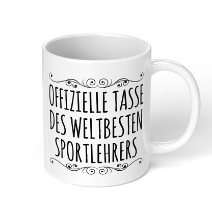 CupHaven® Sportlehrer Tasse - Weltbester Sportlehrer - Geschenk für Sportlehrer und Sportlehrerinnen