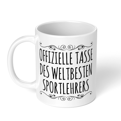 CupHaven® Sportlehrer Tasse - Weltbester Sportlehrer - Geschenk für Sportlehrer und Sportlehrerinnen