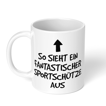 CupHaven® Sportschütze Tasse - Fantastischer Sportschütze - Geschenk für Sportschützen und Sportschützinnen