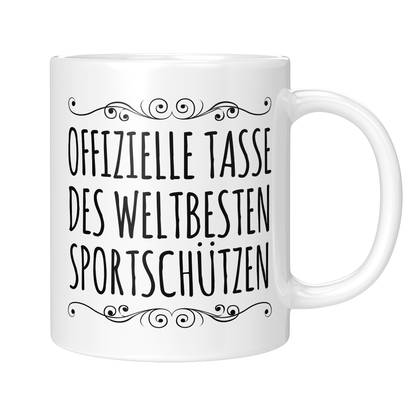 Sportschütze Tasse - Weltbester Sportschütze (Sportschützin, Sportschießen, Geschenk)