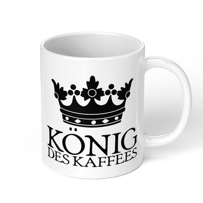 CupHaven® Sprüche Tasse - König des Kaffees - Geschenk mit coolen, lustigen und schönen Sprüchen