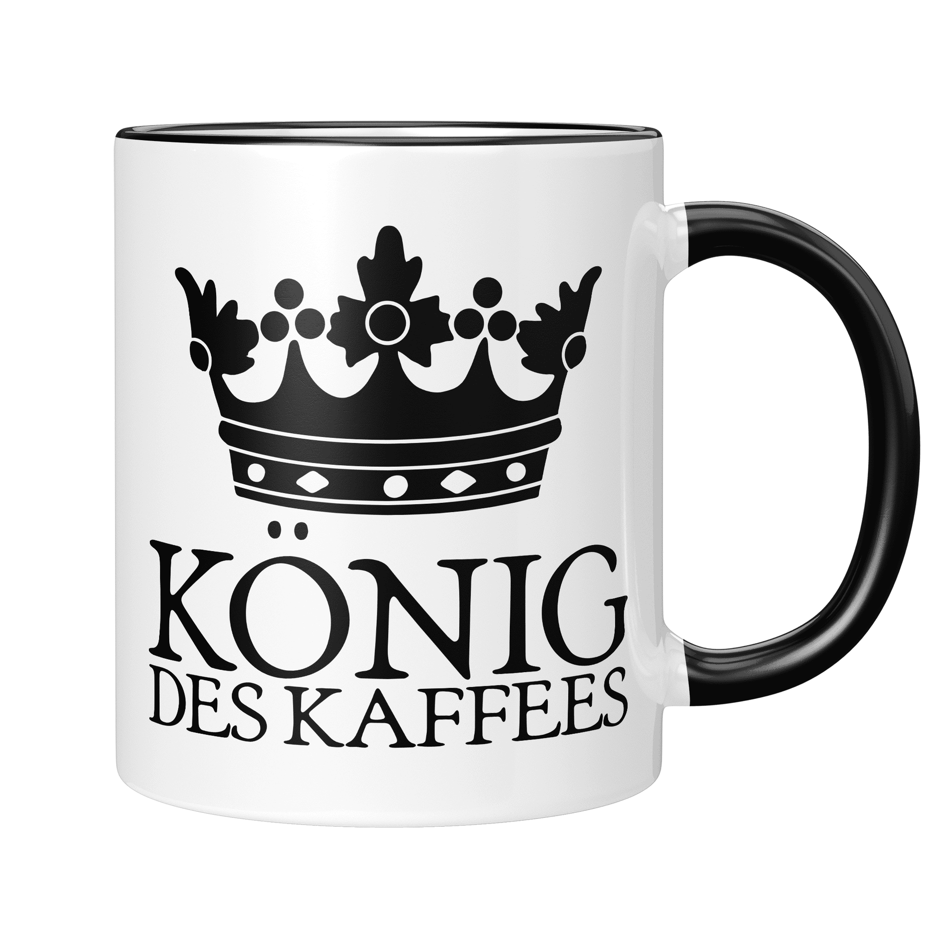 CupHaven® Sprüche Tasse - König des Kaffees - Geschenk mit coolen, lustigen und schönen Sprüchen