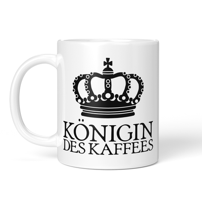 CupHaven® Sprüche Tasse - Königin des Kaffees - Geschenk mit coolen, lustigen und schönen Sprüchen