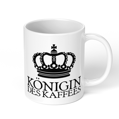 CupHaven® Sprüche Tasse - Königin des Kaffees - Geschenk mit coolen, lustigen und schönen Sprüchen