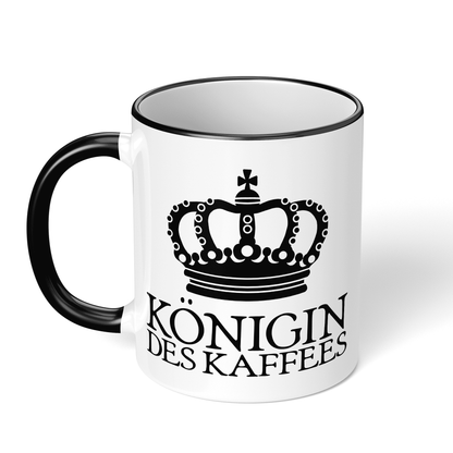 CupHaven® Sprüche Tasse - Königin des Kaffees - Geschenk mit coolen, lustigen und schönen Sprüchen
